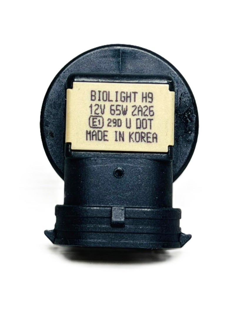 BIOLIGHT H9 Halogen Headlight Bulb 12V 65W - Image 2