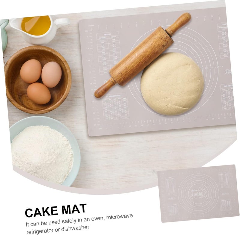 1Pc Creative Silicone Kneading Mat Non Stick Baking Pad with Measurements Skid Dough Mat for Pastries and Bread Practical Kitchen Supply - Image 2
