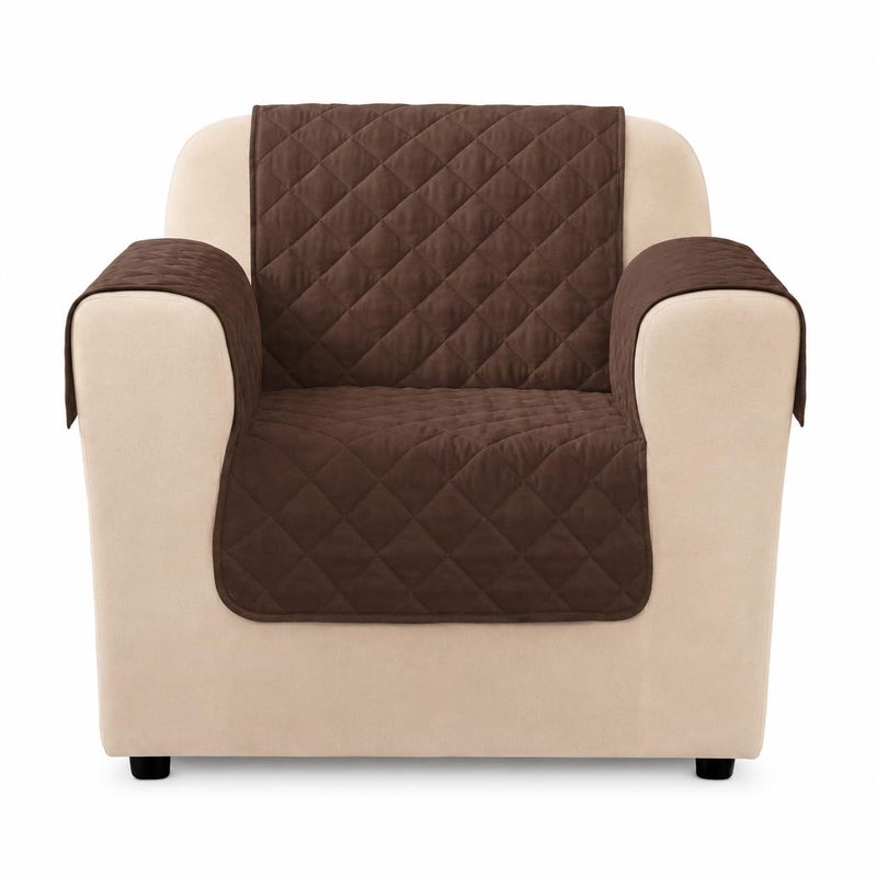 Recliner Slipcover Washable Chair Protector Non-Slip Furniture Cover for Pets, SB-280 - Image 1