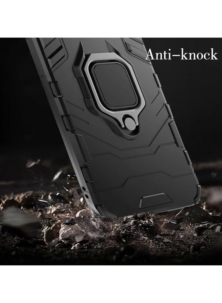 general Case Compatible with Huawei Pura 70 Ultra, Soft TPU + Hard PC, Full Body Rugged Shockproof Case with Ring Stand, Anti-Scratch Cover for Huawei Pura 70 Ultra - Image 3