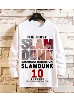 KUYING New Slam Dunk Master Loose Casual Long Sleeve Bottom Shirt  - Image 1