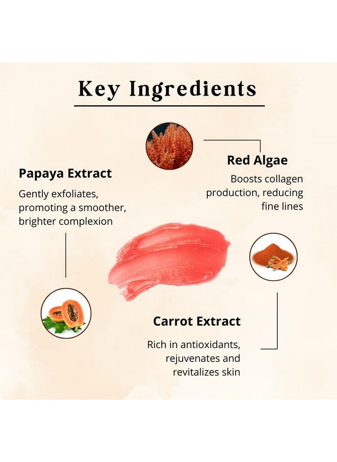 Teal & Terra - Red Algae Anti-Aging Face Mask (100Ml) | Natural Hydrating Facial Mask For Wrinkle Reduction And Firming | Enriched With Niacinamide, Alfa-Arbutin & Carrot Extracts - Image 1