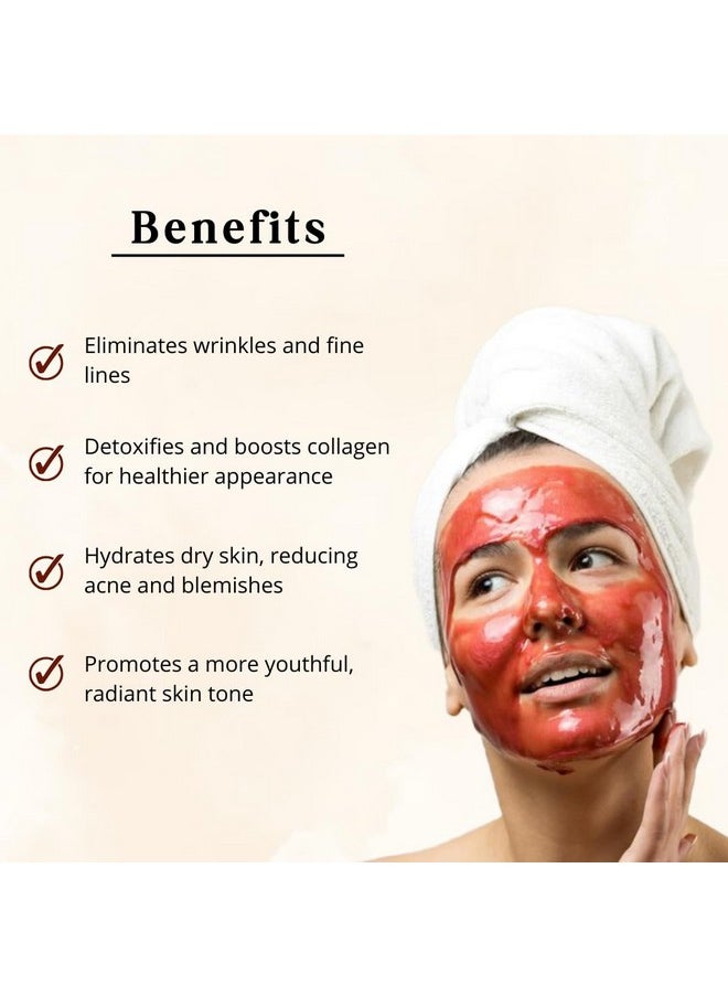 Teal & Terra - Red Algae Anti-Aging Face Mask (100Ml) | Natural Hydrating Facial Mask For Wrinkle Reduction And Firming | Enriched With Niacinamide, Alfa-Arbutin & Carrot Extracts - Image 1