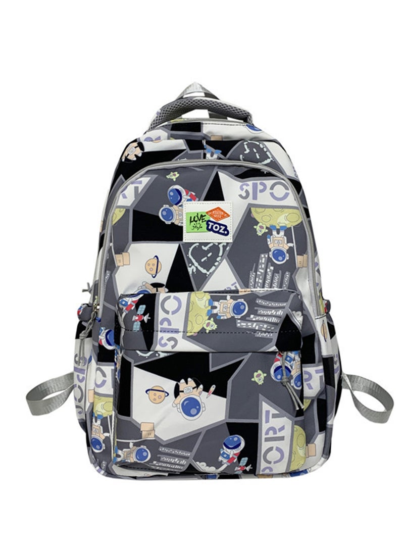 Sharpdo Kids Backpacks, Cute Lightweight Water Resistant  Backpack, Adjustable Shoulder Straps for Boys Girls-Black - Image 1