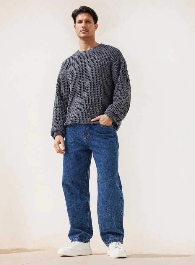 Iconic Iconic Derby Textured Sweatshirt