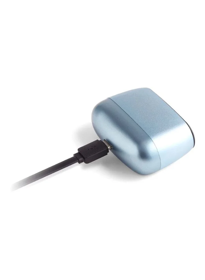 LEXON LIGHT BLUE Minut Compact Alarm Clock With LCD Screen  | Best Price UAE