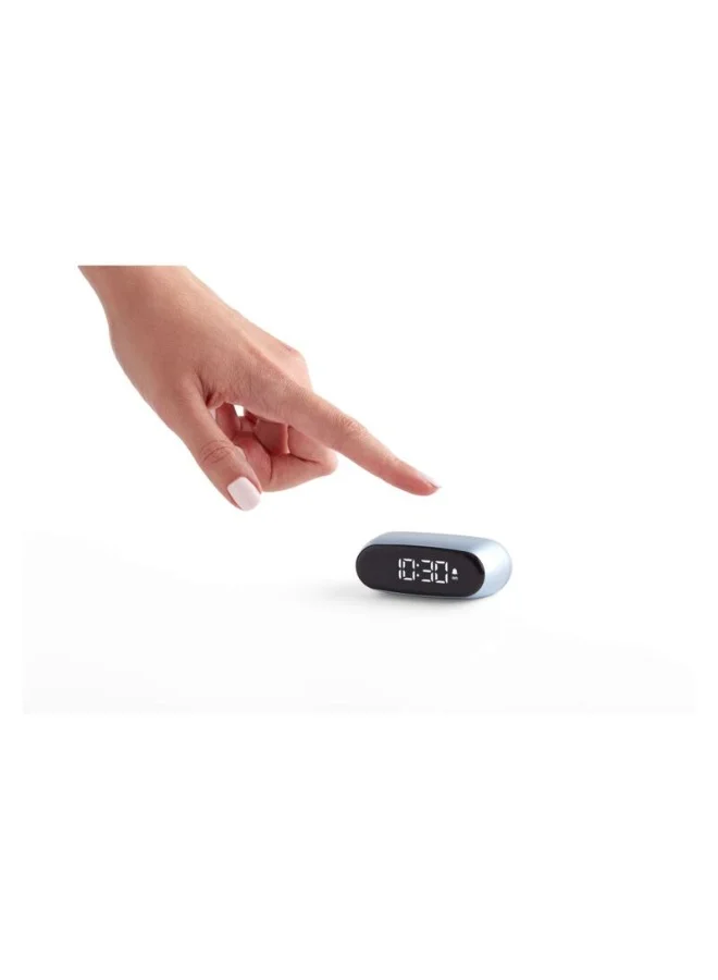 LEXON LIGHT BLUE Minut Compact Alarm Clock With LCD Screen  | Best Price UAE