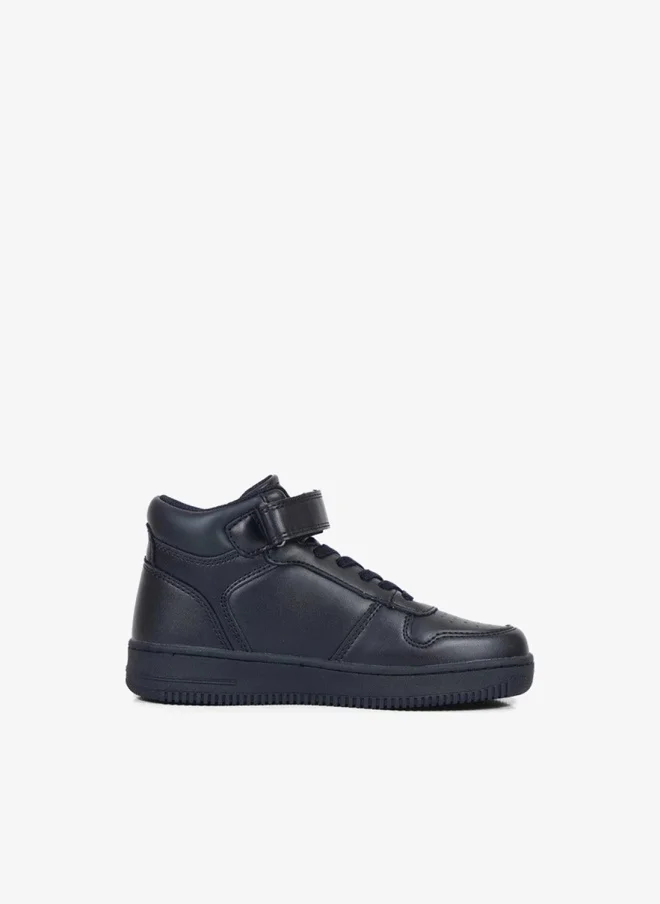 GAP Boys' BOSTON MID High Top Sneakers with Hook and Loop Closure - GPK5217140003