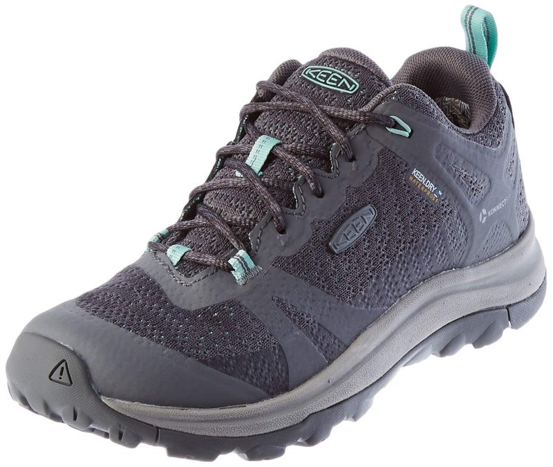 KEEN womens Terradora 2 Waterproof Low Height Hiking Shoe Steel GreyOcean Wave 105 US