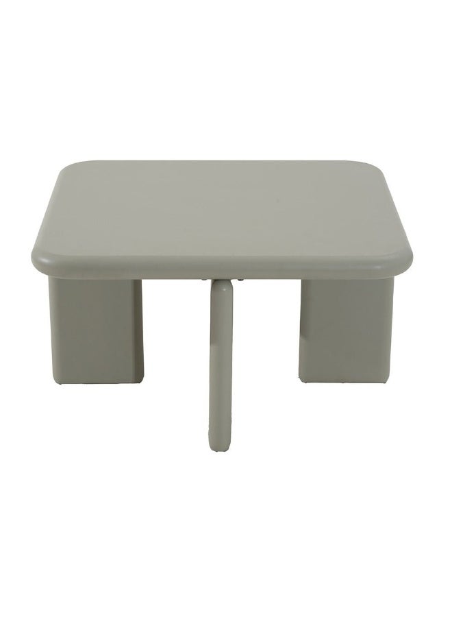 DANUBE HOME Morisson Square Coffee Table | Multifunctional Living Room Desk | Space Saving Center Table | Modern Design Furniture For Home Living Room L80xW80xH44cm - Grey - Image 3