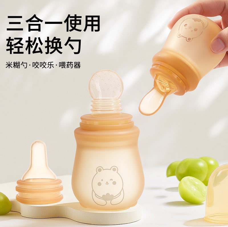 Baby Silicone Feeder Spoon - Image 1