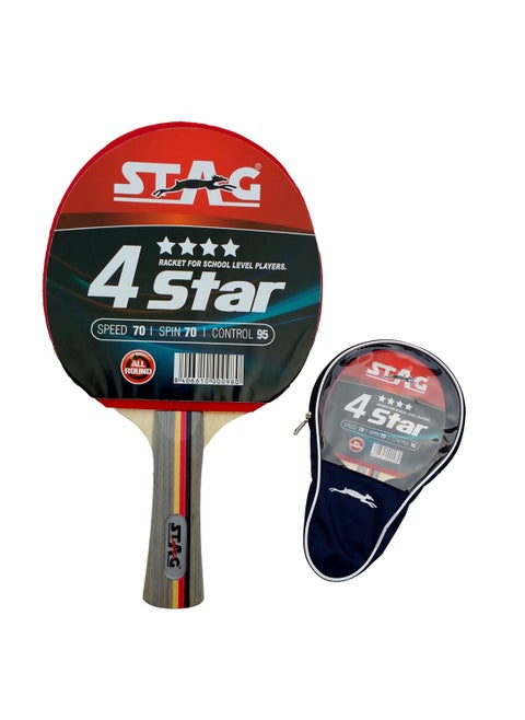 International Table Tennis (T.T) Racket | Premium ITTF Approved Rubber| Beginner Series T.T Racquet| Pro Custom Designed Comfortable Grip Paddle