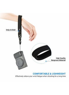 JJC Camera Wrist Strap,Soft Hand Strap for Canon EOS M200 M100 M10 M50 M5 M6 G1X G3X G9X G5X Mark II III Sony RX100 VII VI V VA IV III ZV-E1 ZV-E10 Rioch GR III HDF GR IIIx HDF Olympus TG-7 TG-6 and More  - Image 5