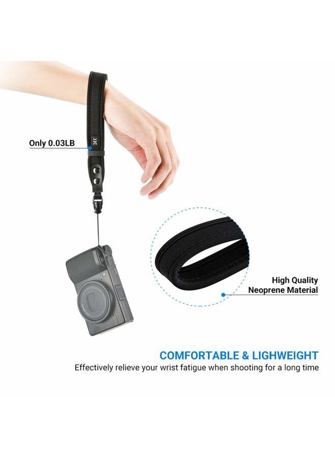 JJC Camera Wrist Strap,Soft Hand Strap for Canon EOS M200 M100 M10 M50 M5 M6 G1X G3X G9X G5X Mark II III Sony RX100 VII VI V VA IV III ZV-E1 ZV-E10 Rioch GR III HDF GR IIIx HDF Olympus TG-7 TG-6 and More - Image 5
