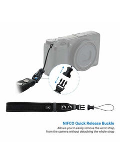 JJC Camera Wrist Strap,Soft Hand Strap for Canon EOS M200 M100 M10 M50 M5 M6 G1X G3X G9X G5X Mark II III Sony RX100 VII VI V VA IV III ZV-E1 ZV-E10 Rioch GR III HDF GR IIIx HDF Olympus TG-7 TG-6 and More  - Image 4