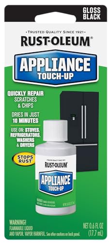 Rust-Oleum 213174 .6-Ounce Specialty Brush Bottle Appliance Touch Up, Black - Image 1
