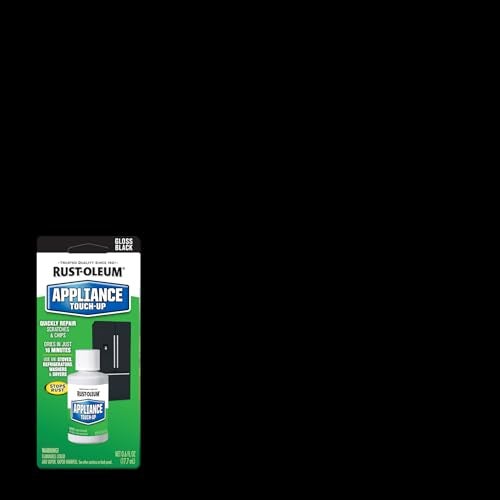 Rust-Oleum 213174 .6-Ounce Specialty Brush Bottle Appliance Touch Up, Black - Image 4