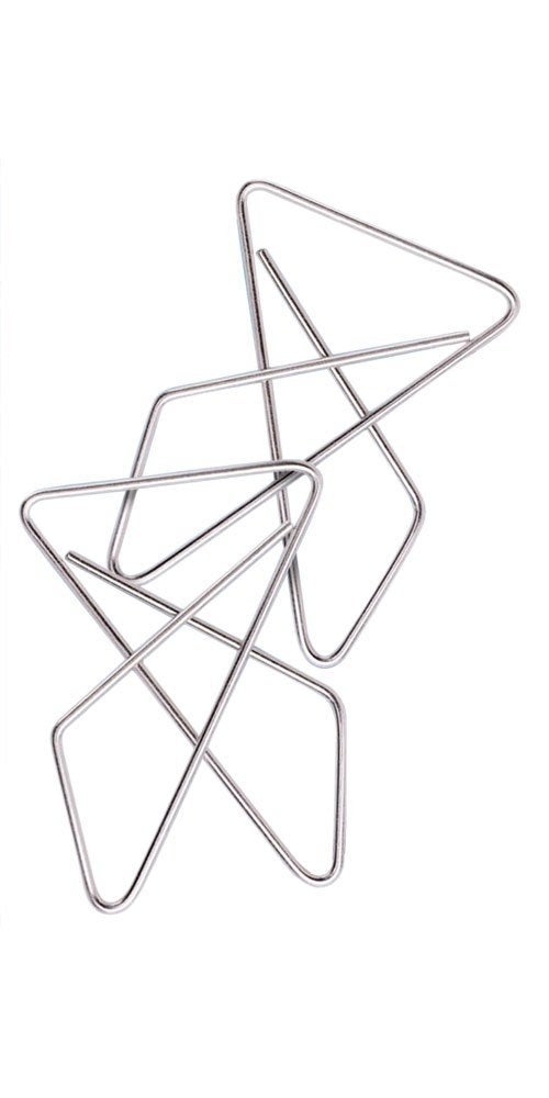 Charles Leonard Ideal Clamps, Small, Steel Metal Butterfly Clips, Silver, 50/Box (402) - Image 3