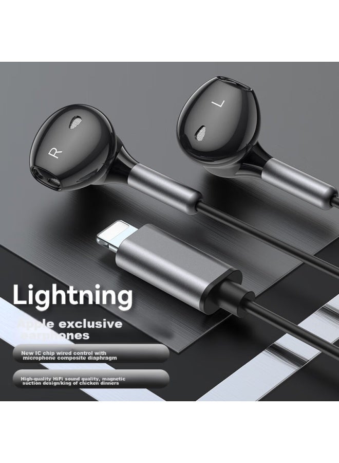Dooseyuon Deyu Apple Earphones Wired With Lightning Connector, Compatible With Iphone 14/13/12/11/x/xs/xr/7plus/8/plus/pro Max - Image 1