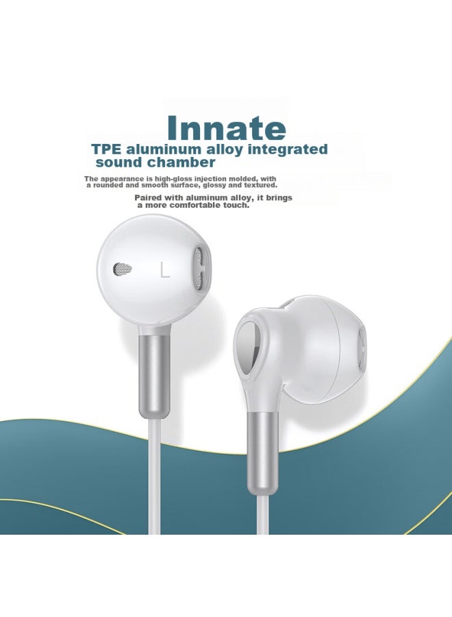 Dooseyuon Deyu Apple Earphones Wired With Lightning Connector, Compatible With Iphone 14/13/12/11/x/xs/xr/7plus/8/plus/pro Max - Image 2