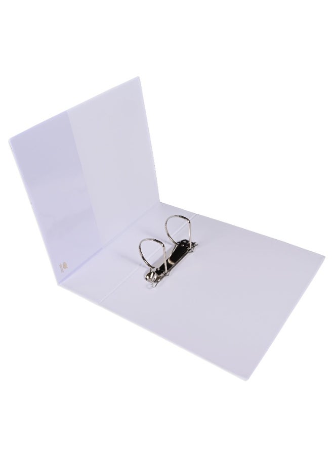 FIS Presentation Binder A4 2D 45mm Ring, 2.50 Inches Spine, Color White, Box of 10 Pieces - FSBD245DPB10  - Image 4