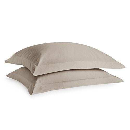Peru Pima 415 Thread Count Percal Full/Queen Duvet Cover Set - 100% Peruvian Pima Cotton, 3 Piece (1 Cover, 2 Pillowcases) - Cooling, Crisp, Deep Pocket, Hotel Quality Bedding - Latte - Image 5