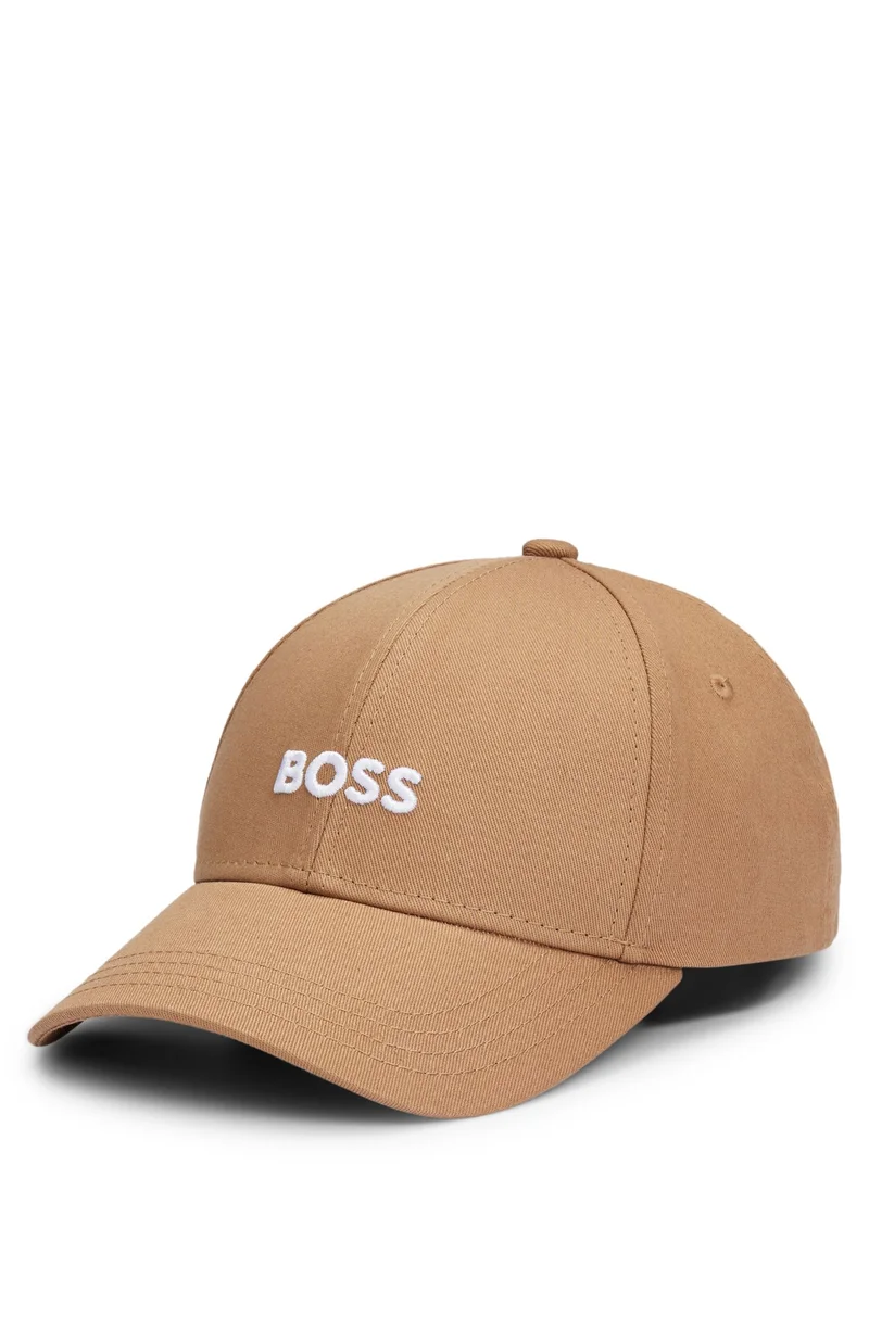 BOSS Cotton-twill cap with embroidered logo