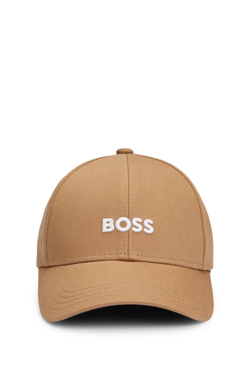 BOSS Cotton-twill cap with embroidered logo