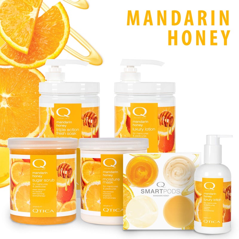 Qtica Smart Spa Sugar Scrub (Mandarin Honey, 7oz) - Image 3