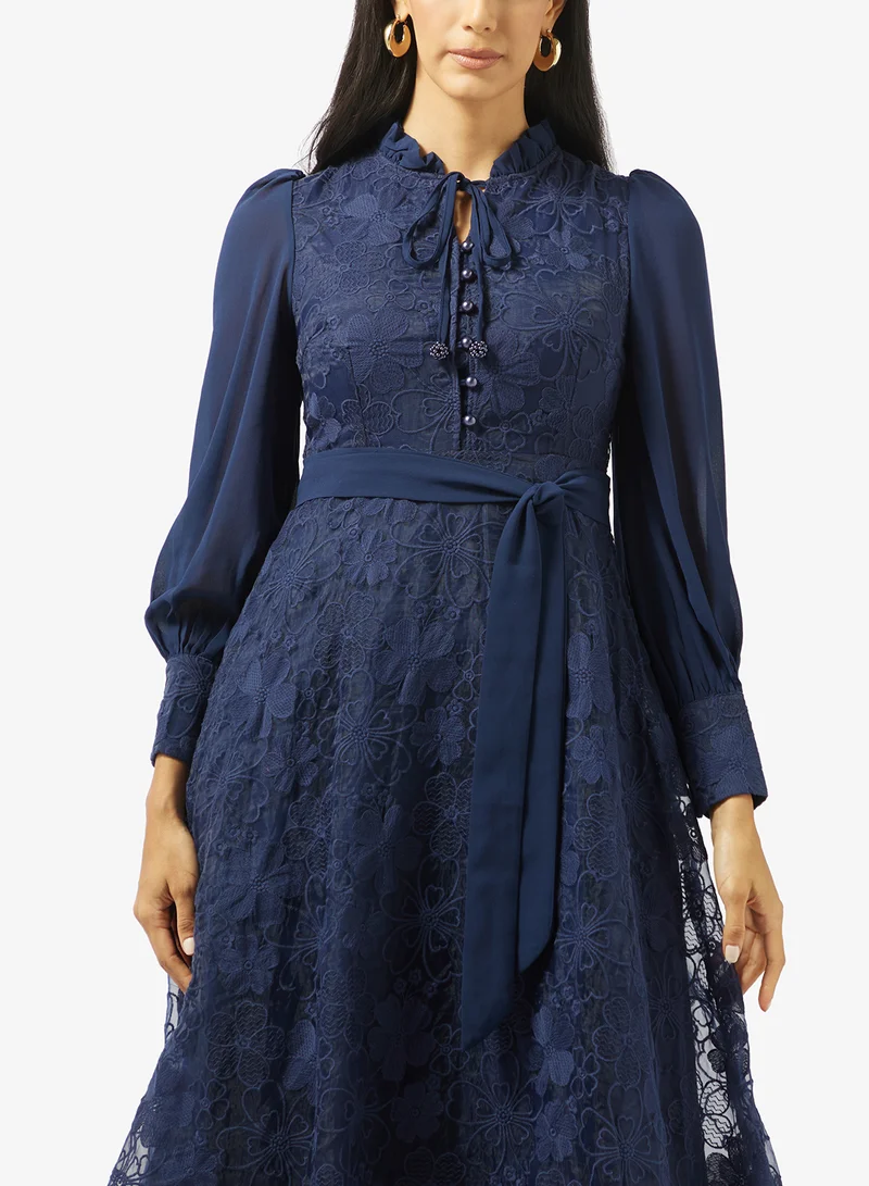Khizana  Lace A-line Dress for Women | Best Price UAE