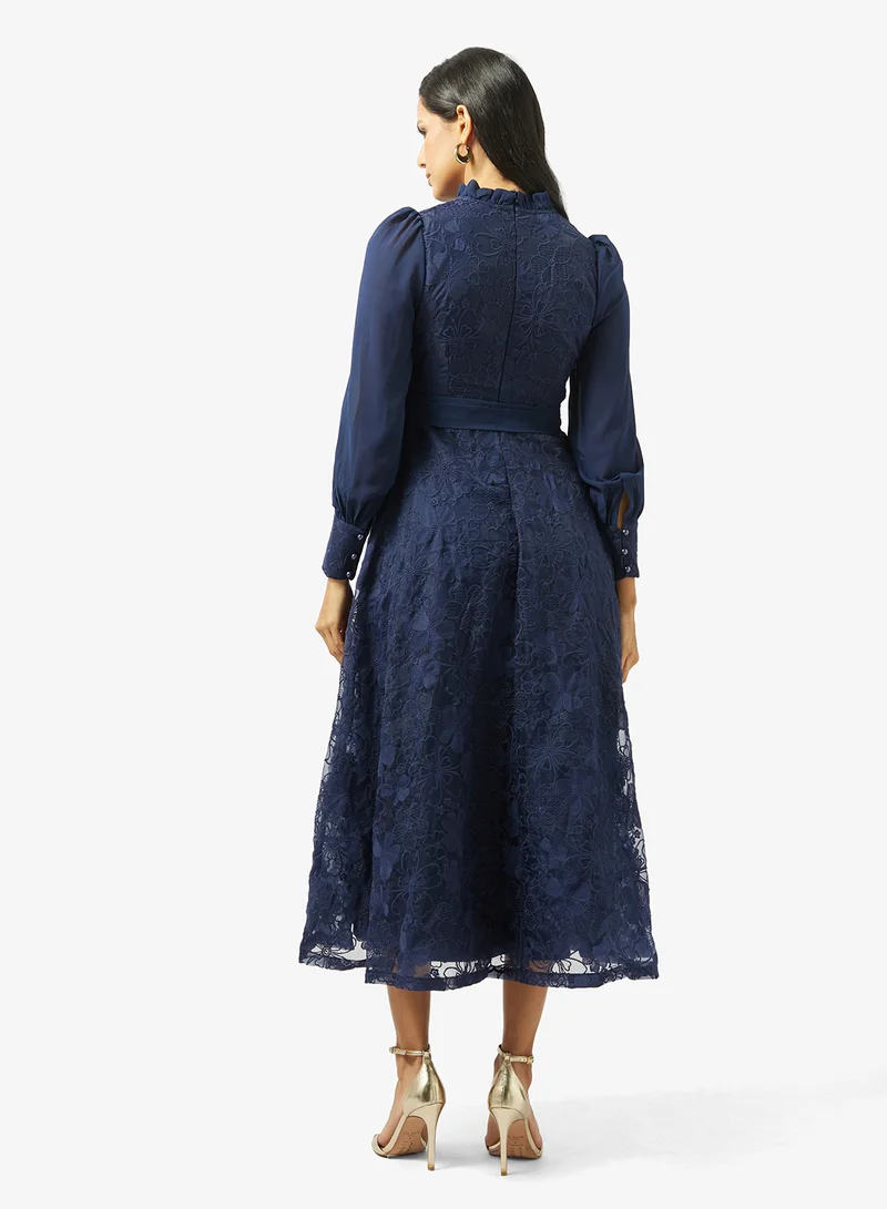 Khizana Lace A-line Dress