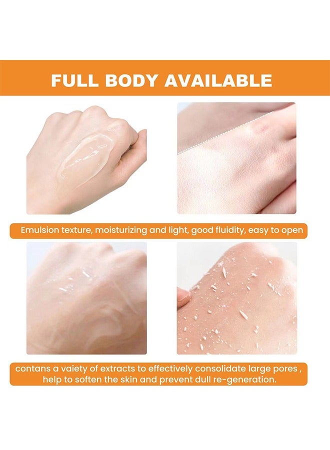 جل تبييض التقشير البرتقالي ، جل التنظيف العميق ، لتبييض الوجه والجسم 50 جرام - Image 3