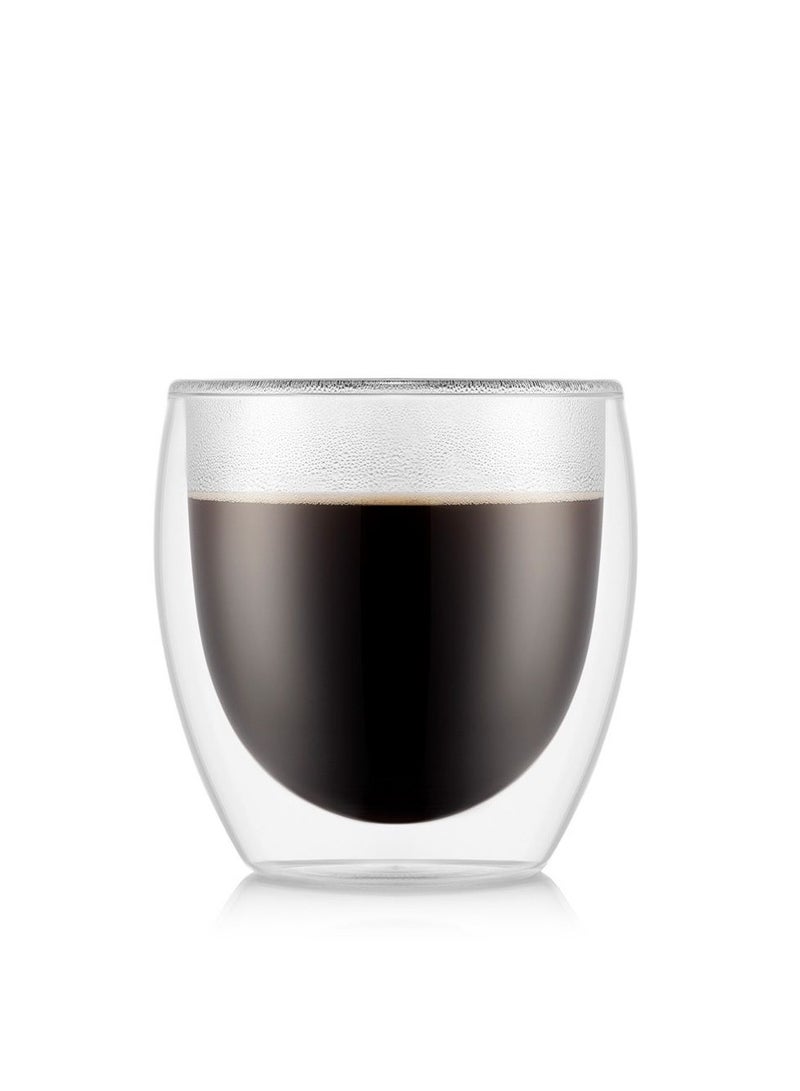 bodum Pavina Double Wall Thermo Glass - 8.5oz, 2pcs set - Image 2