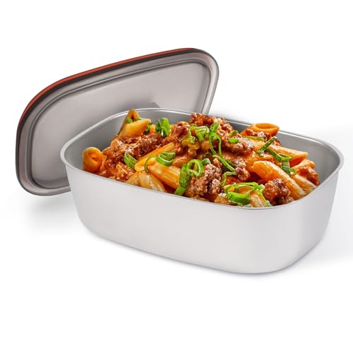 NestDin 1.5L Electric Lunch Box Inner Container with Lid, Compatible 1.5L, Removable Replacement Food Container, 304 Stainless Steel Tray, Dishwasher Safe - Image 1