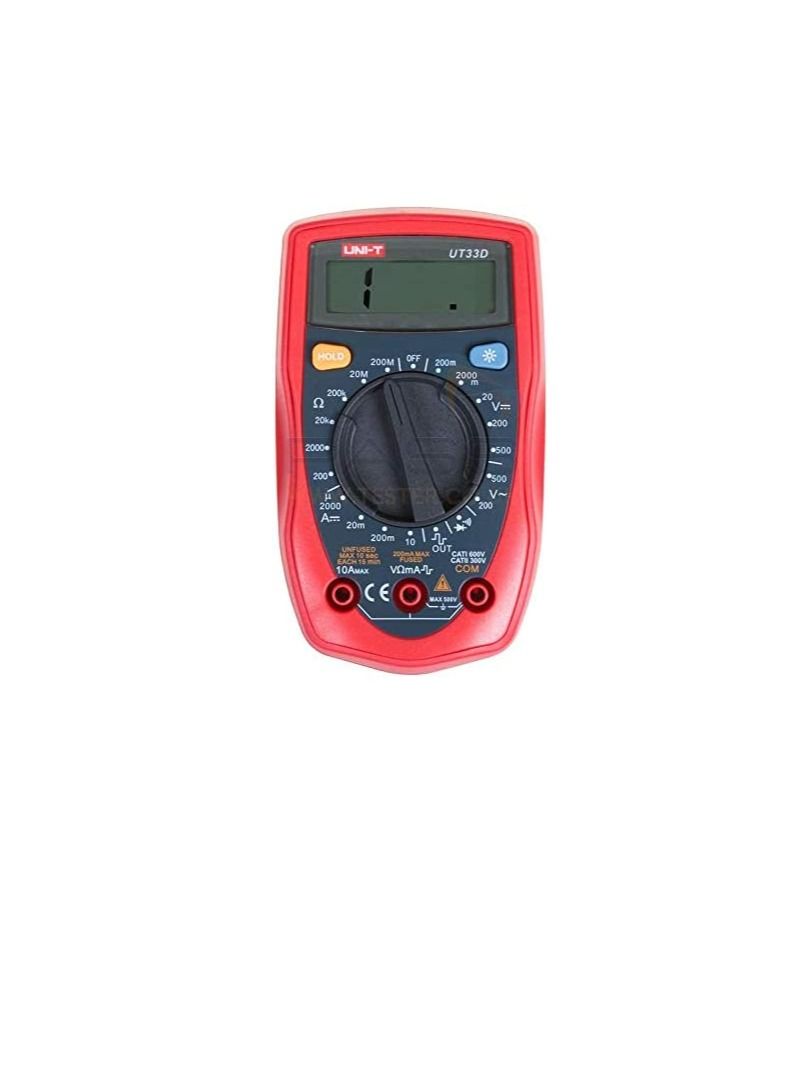 UNI-T Uni-t UT33D LCD Palm Size Digital Multimeter  - Image 1