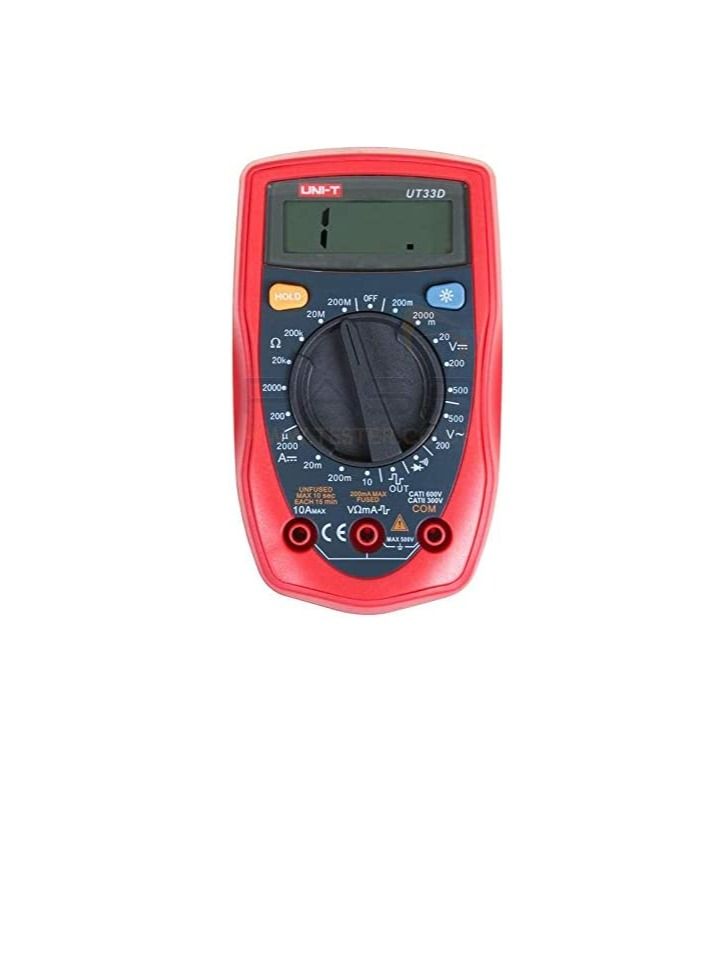 UNI-T Uni-t UT33D LCD Palm Size Digital Multimeter  - Image 2