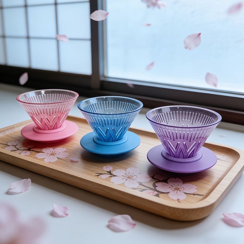 Purple Portable V Shaped Coffee Dripper Drip Filter Cup Hand Brewed Detachable Barista Tool Home Outdoor Travel Essentials - Image 5