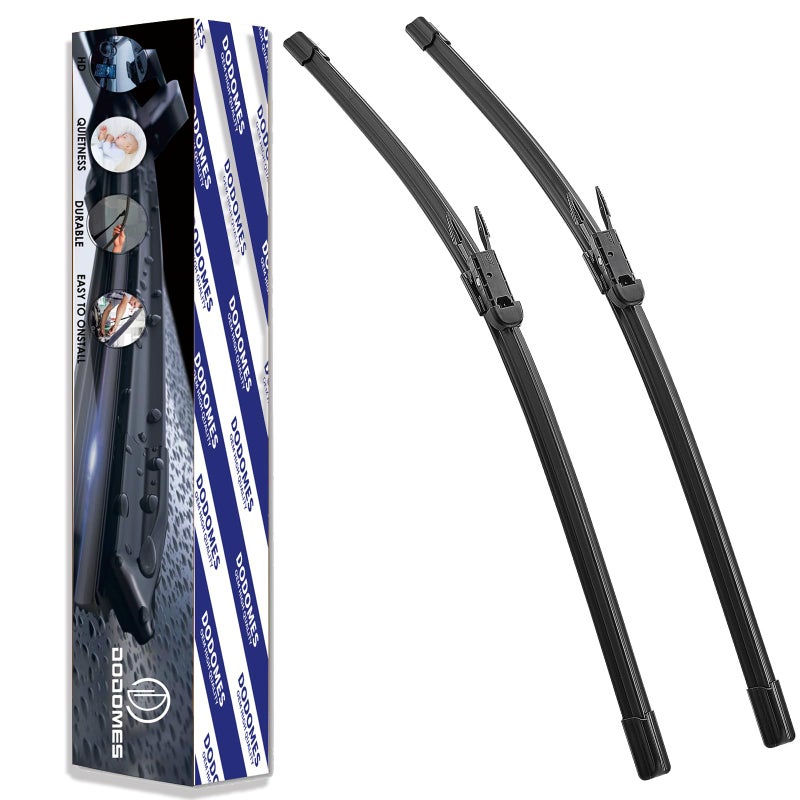 2 Wiper Blades OEM Quality Replacement For BMW 3-Series 4-Door E90 E91 F30 F31 F34 F80 M3 09/2009-2018 Audi A3 2005-2013 Original Equipment wipers 24"/19" (Set of 2) Pinch Tab