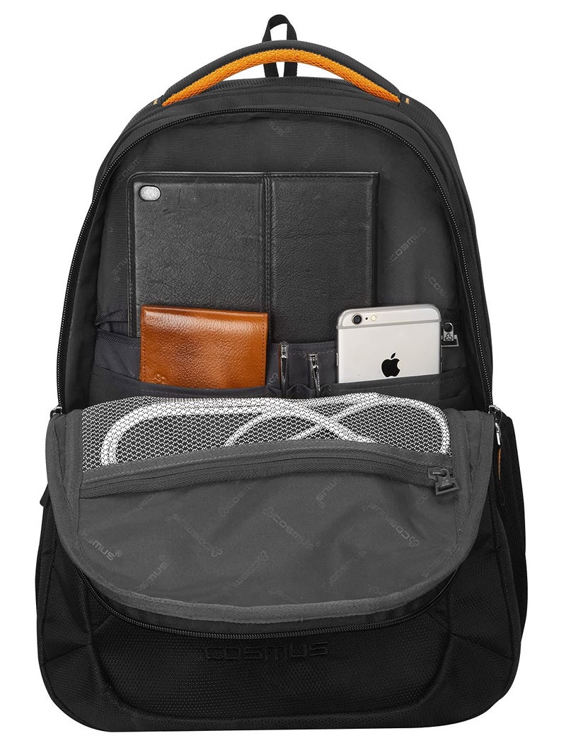 COSMUS Sliden 38L Black Laptop Backpack With 2 Compartments - Image 3