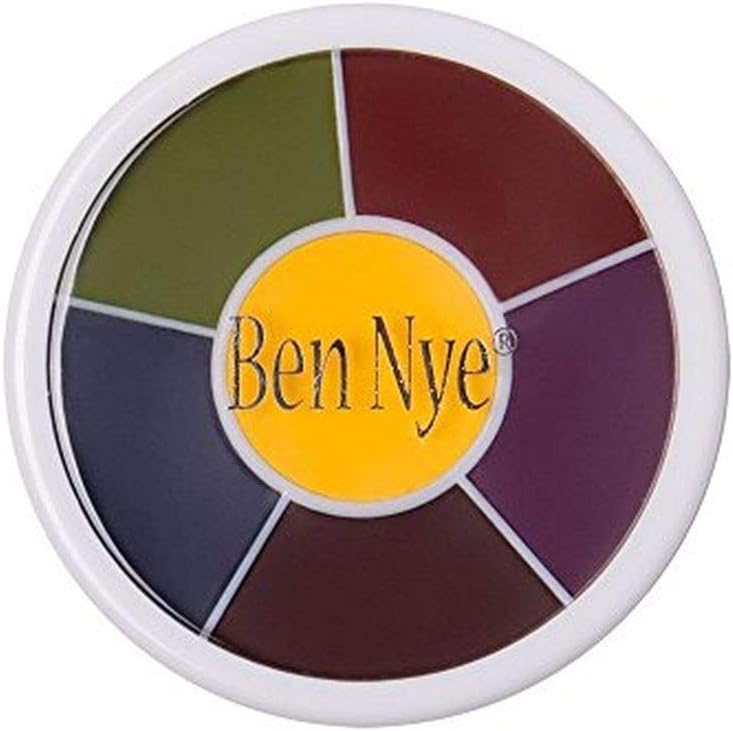 Ben Nye Master Bruise Wheel EW-4 - 1 oz Professional Makeup for Realistic Bruises and Injuries