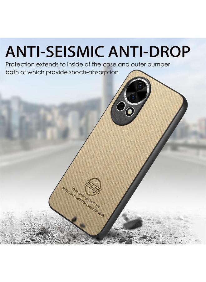 S-TOP Case For Huawei nova 13 Twill Fabric Leather Skin Back Phone Case - Image 4