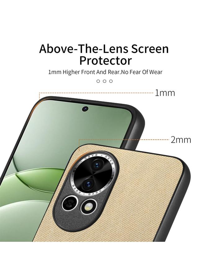 S-TOP Case For Huawei nova 13 Twill Fabric Leather Skin Back Phone Case - Image 3