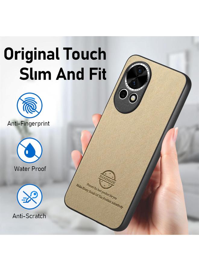 S-TOP Case For Huawei nova 13 Twill Fabric Leather Skin Back Phone Case - Image 5