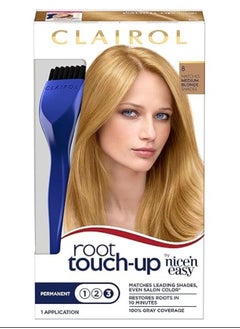 CLAIROL Clairol Root Touch-Up by Nice'n Easy Permanent Hair Dye, 8 Medium Blonde Hair Color  - Image 1
