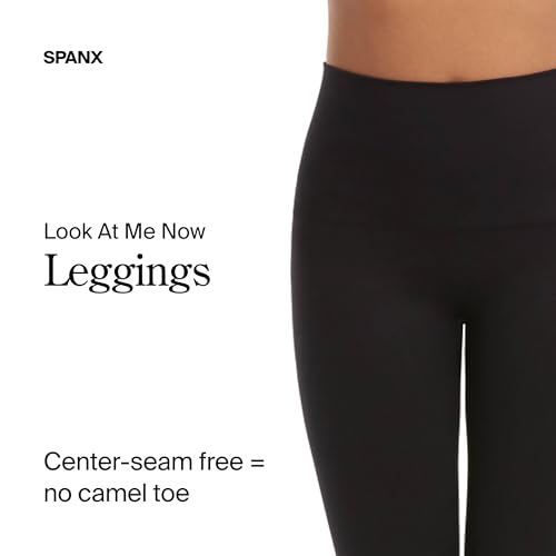 SPANX Seamless Leggings - Comfortable Athletic Wear - Core & Tummy Control for Shaping - Natural Waist Fit - Black - Medium - Image 2