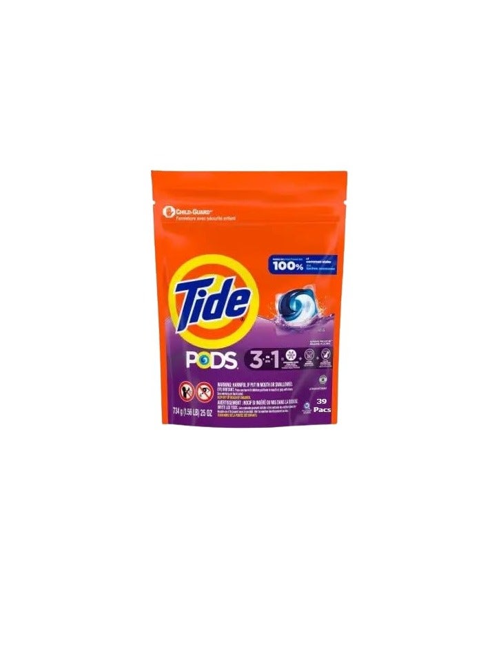 Tide Pods Laundry Detergent Spring Meadow 39 Count 32 OZ