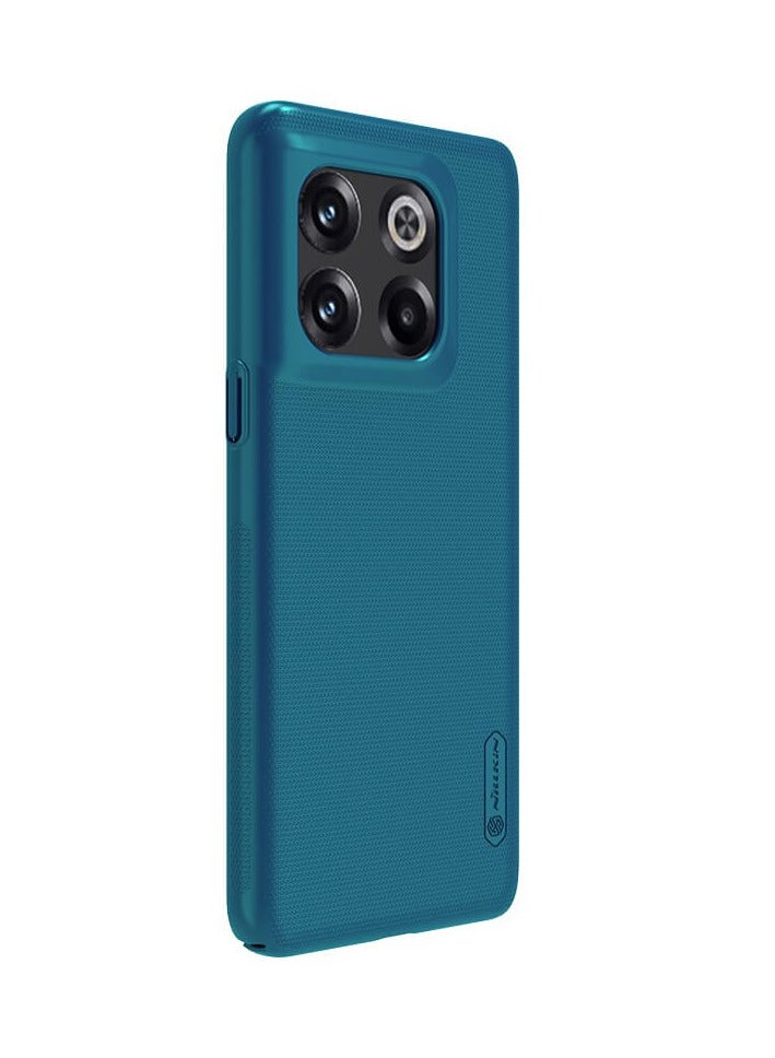 Nillkin Super Frosted Shield cover case for OnePlus ACE Pro/10T 5G - Peacock Blue - Image 3