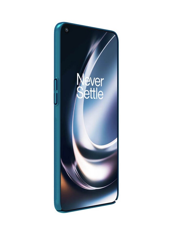 Nillkin Super Frosted Shield cover case for OnePlus ACE Pro/10T 5G - Peacock Blue - Image 5