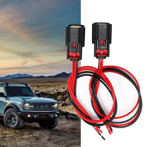 LIZAPUS 2pcs 4 Pin Tail Lights Connector Compatible with Dodge Challenger 2015-2023 68510770AA Pigtail Wire Harness - Image 3