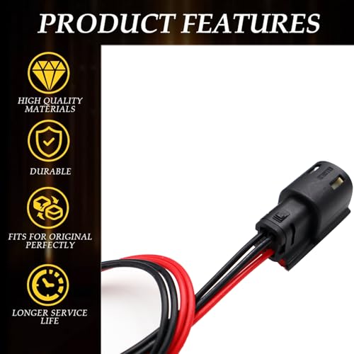 LIZAPUS 2pcs 4 Pin Tail Lights Connector Compatible with Dodge Challenger 2015-2023 68510770AA Pigtail Wire Harness - Image 4